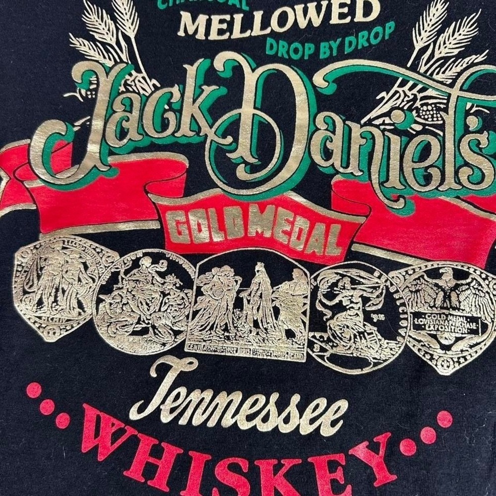 Vintage 90s Jack Daniel's whiskey big print graphic tee shirt tshirt Size XL - Picture 2 of 5
